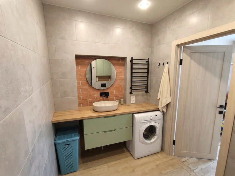 Дизайн ванной в стиле Минимализм — фото интерьера от нейросети RoomGPT