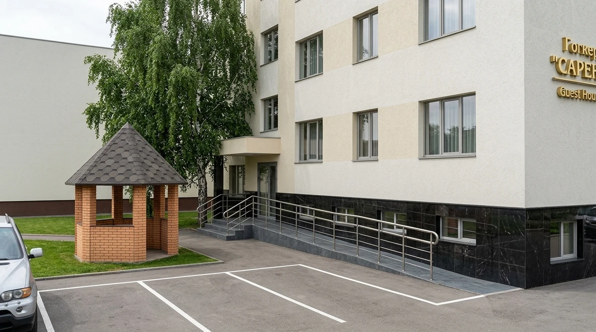 Дизайн фасада в стиле Контемпорари — фото фасада от нейросети RoomGPT