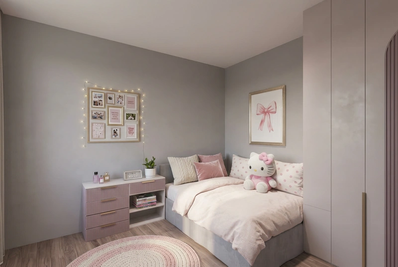 Дизайн детской в стиле Без стиля — фото интерьера от нейросети RoomGPT