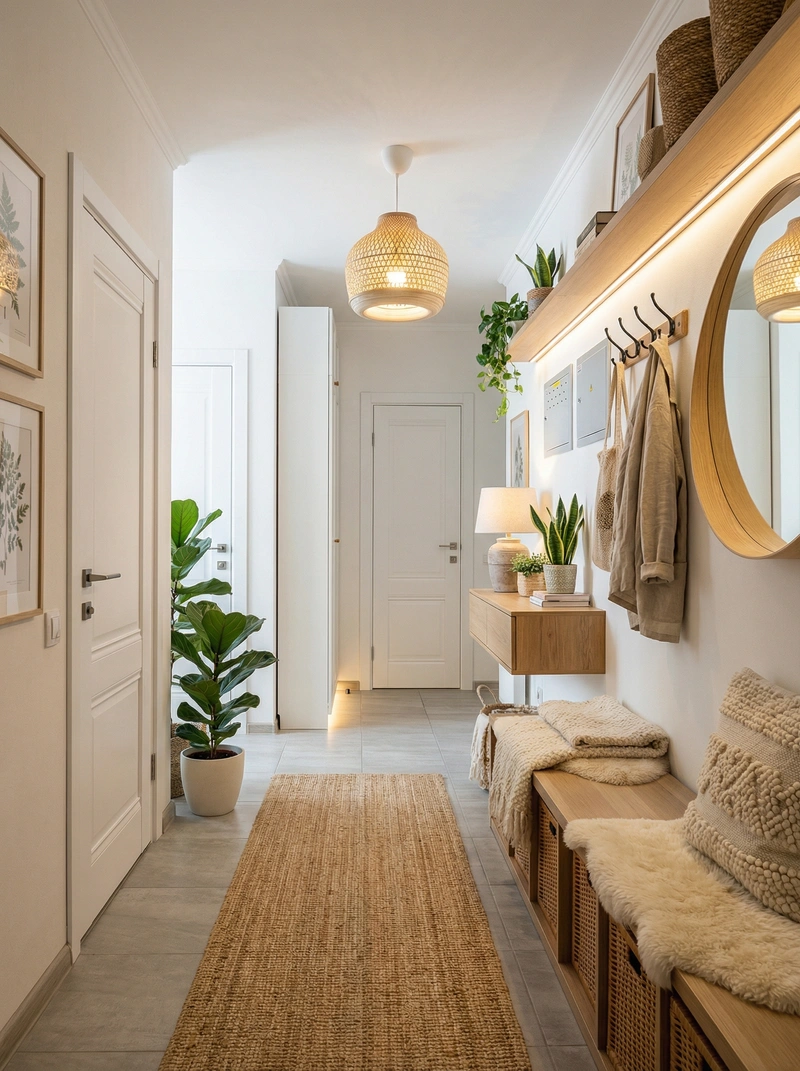 Дизайн интерьера в стиле Хюгге — Прихожая от нейросети RoomGPT