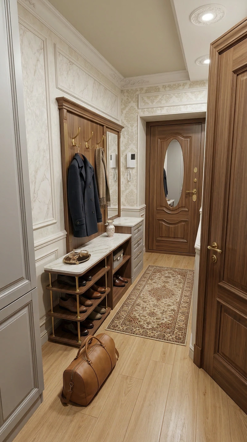 Дизайн интерьера в стиле Классика — Прихожая от нейросети RoomGPT