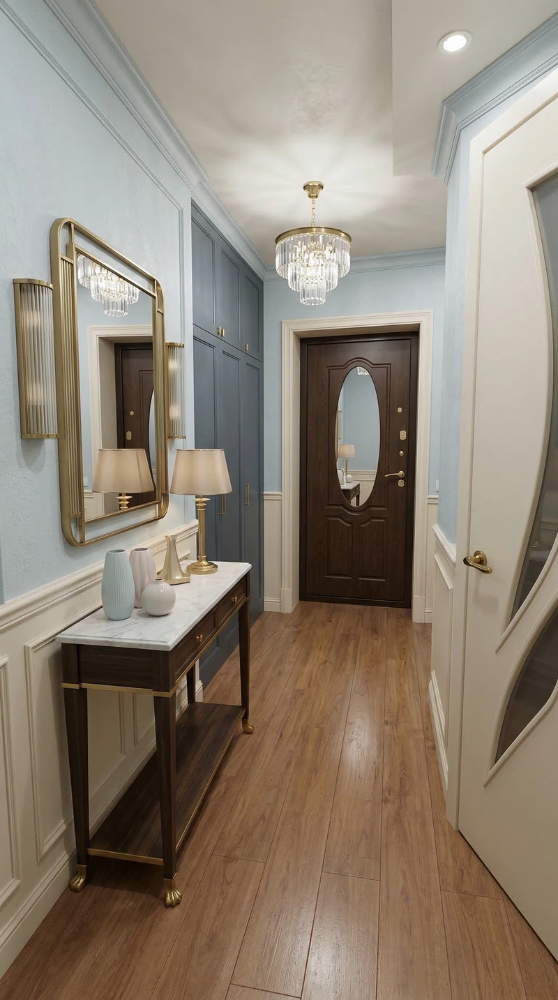 Дизайн интерьера в стиле Неоклассика — Прихожая от нейросети RoomGPT