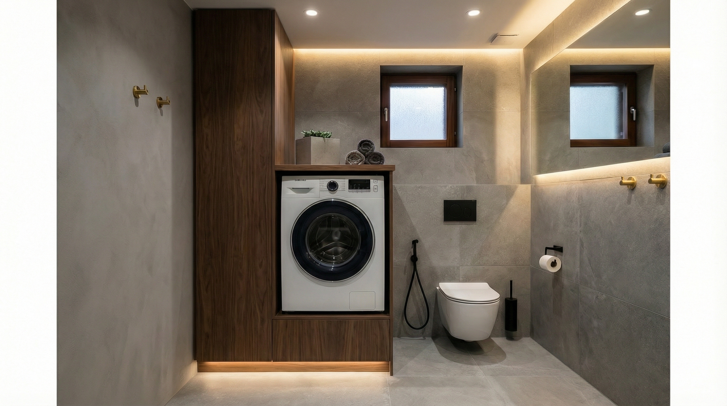 Дизайн ванной в стиле Минимализм — фото интерьера от нейросети RoomGPT