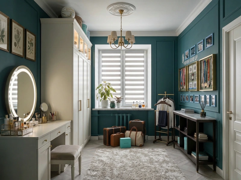 Дизайн спальни в стиле Классика — фото интерьера от нейросети RoomGPT