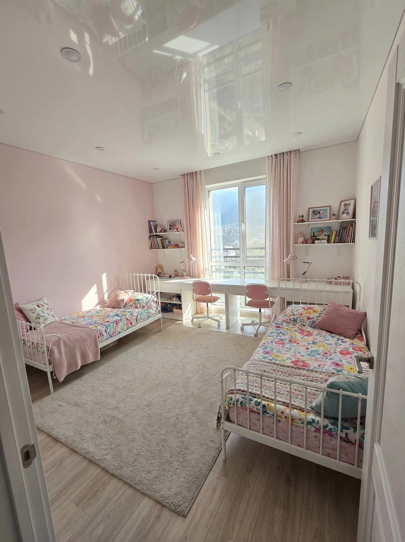 Дизайн детской в стиле Без стиля — фото интерьера от нейросети RoomGPT