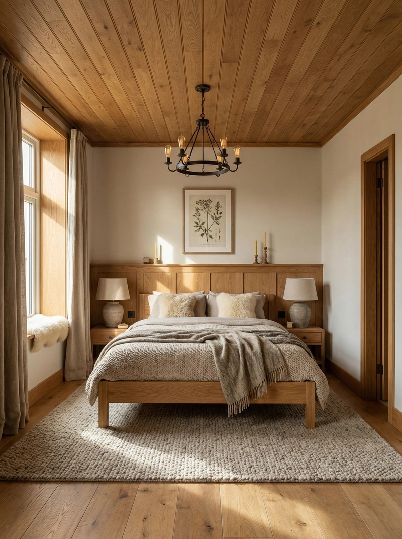 Дизайн интерьера в стиле Хюгге — Спальня от нейросети RoomGPT