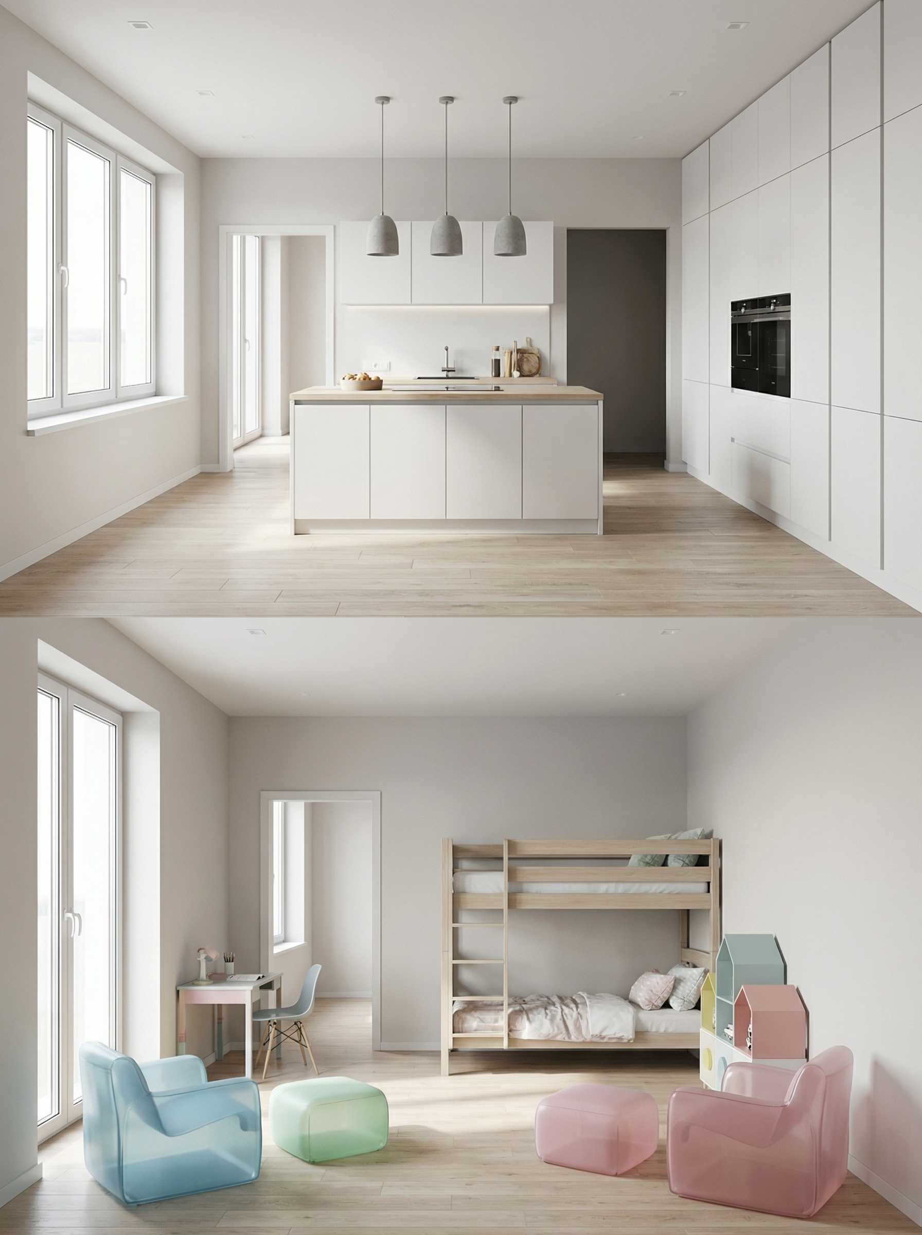 Дизайн гостиной в стиле Минимализм — фото интерьера от нейросети RoomGPT