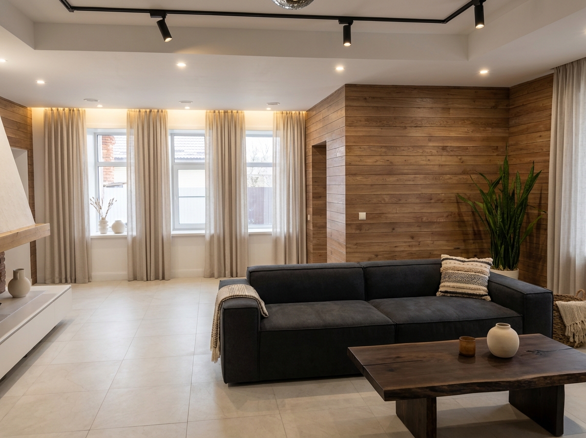 Дизайн гостиной в стиле Минимализм — фото интерьера от нейросети RoomGPT