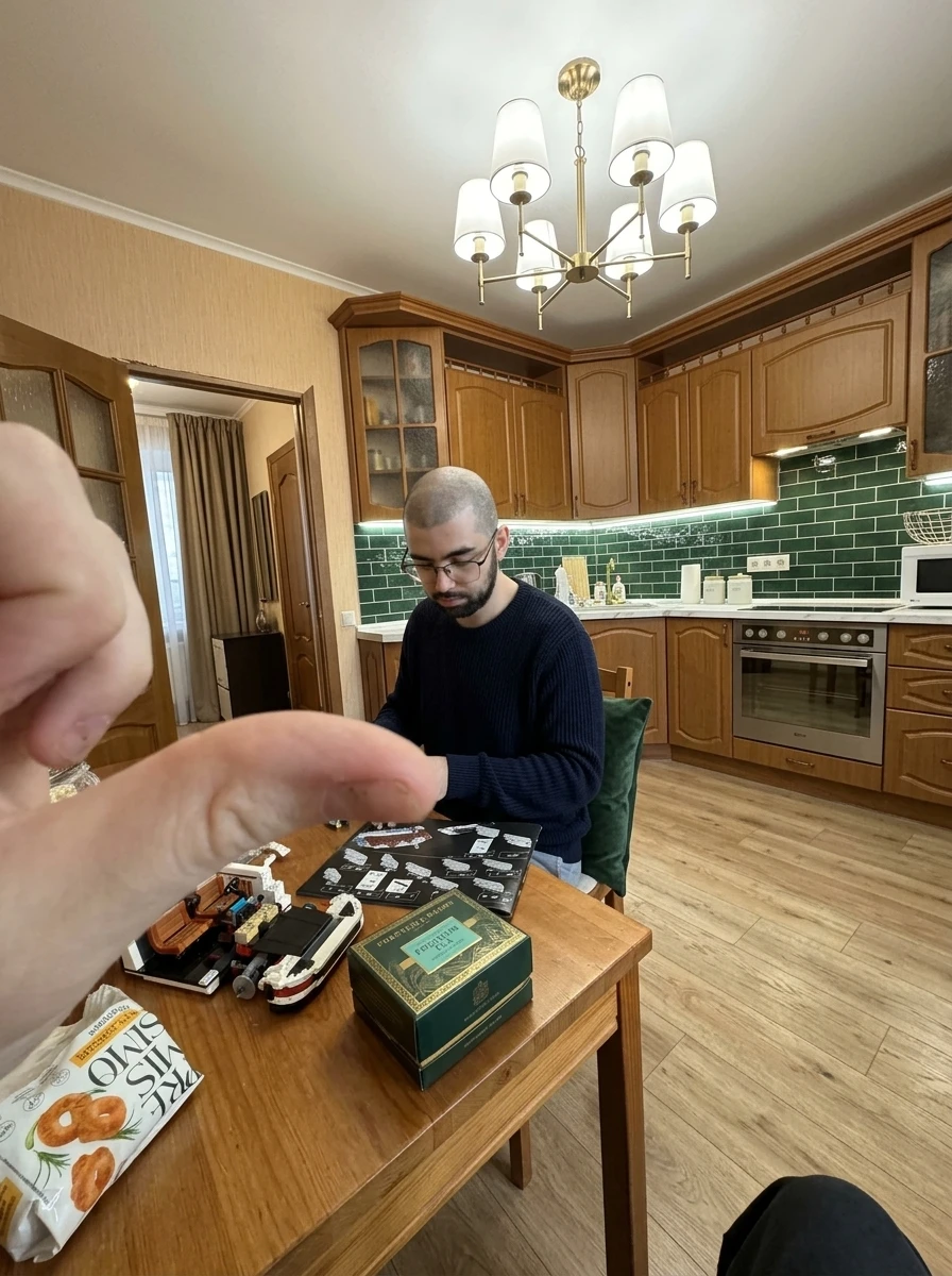 Дизайн кухни в стиле Британский — фото интерьера от нейросети RoomGPT
