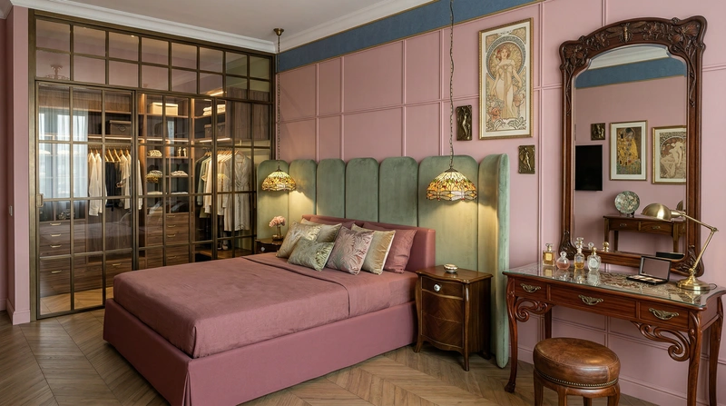 Дизайн интерьера в стиле Классика — Спальня от нейросети RoomGPT