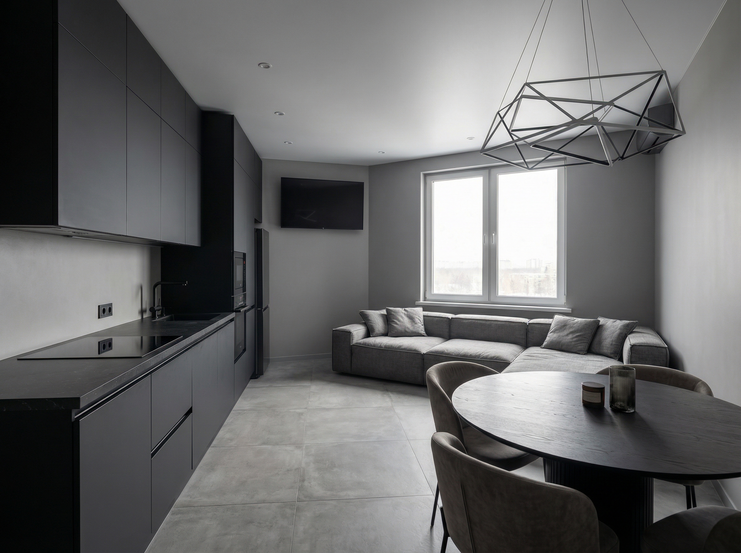 Дизайн кухни в стиле Минимализм — фото интерьера от нейросети RoomGPT