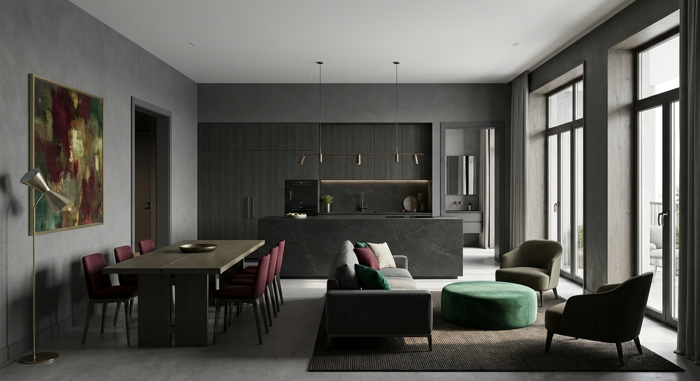 Дизайн гостиной в стиле Минимализм — фото интерьера от нейросети RoomGPT