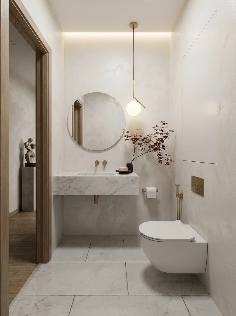 Дизайн интерьера в стиле Минимализм — Гостиная от нейросети RoomGPT