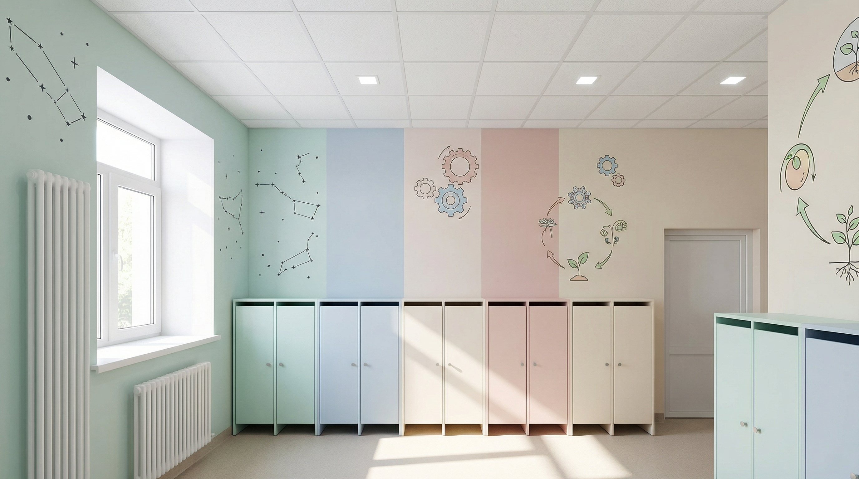 Дизайн детской в стиле Минимализм — фото интерьера от нейросети RoomGPT