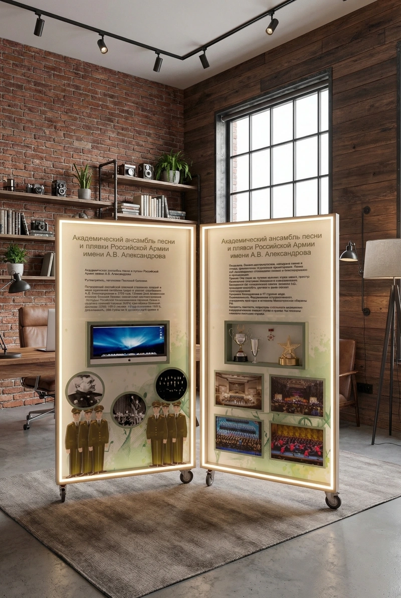 Дизайн интерьера в стиле Лофт — Кабинет от нейросети RoomGPT