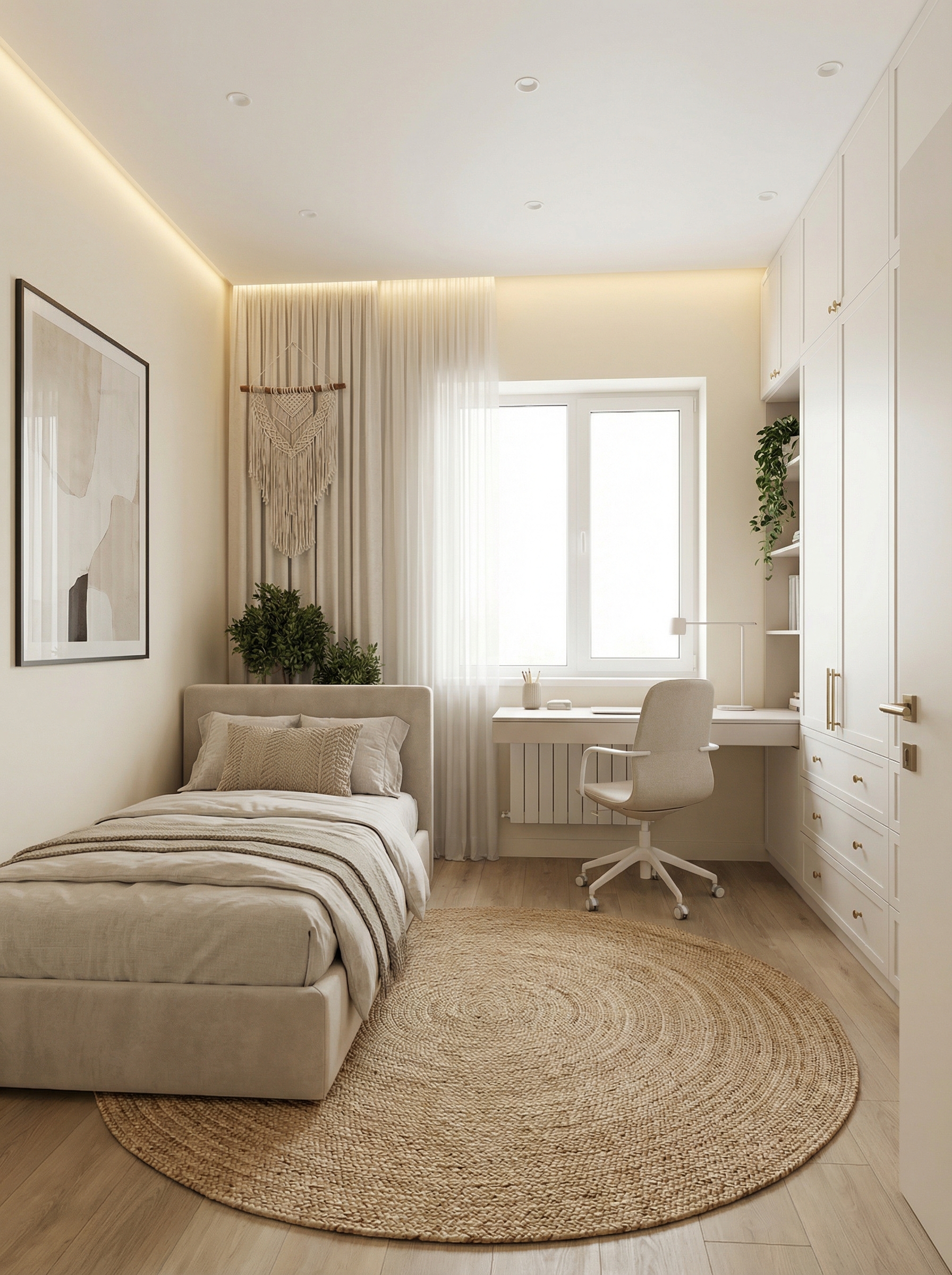 Дизайн детской в стиле Минимализм — фото интерьера от нейросети RoomGPT