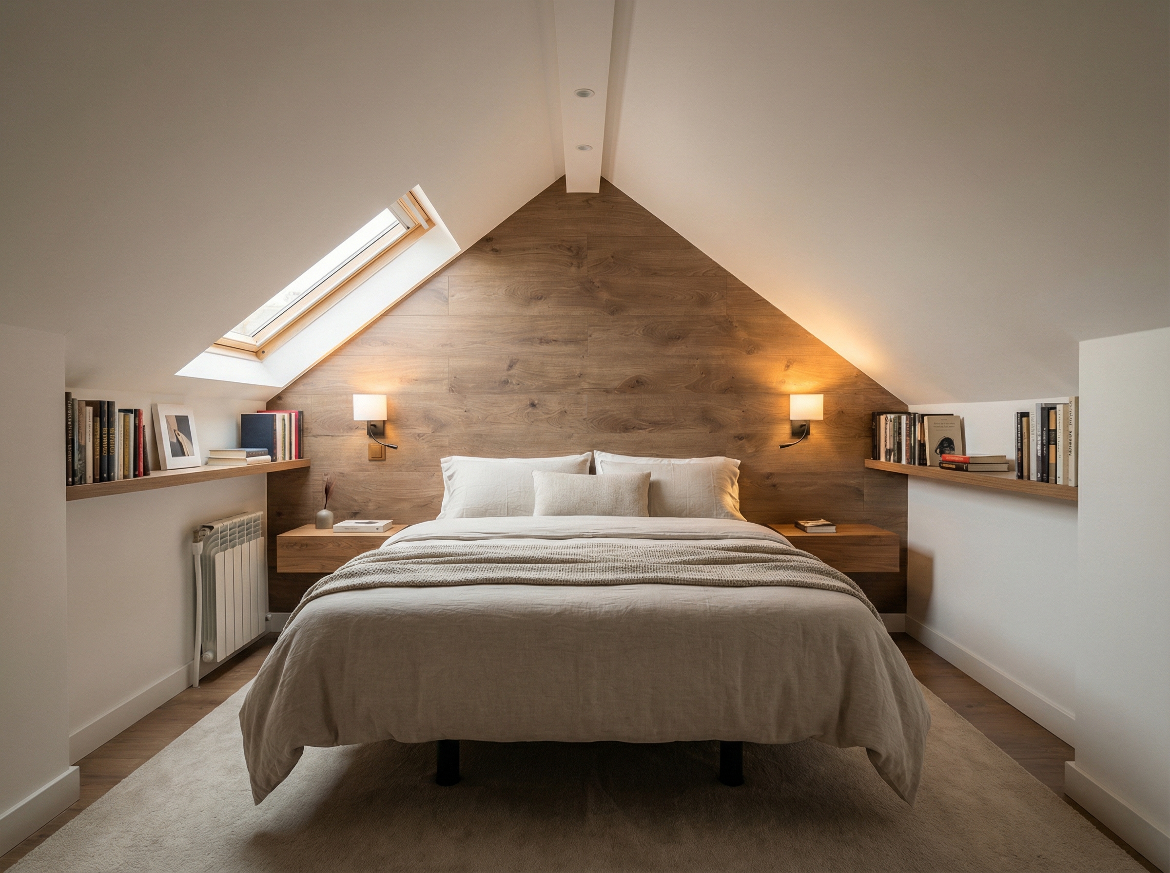 Дизайн спальни в стиле Минимализм — фото интерьера от нейросети RoomGPT