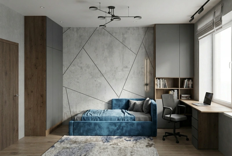 Дизайн детской в стиле Без стиля — фото интерьера от нейросети RoomGPT