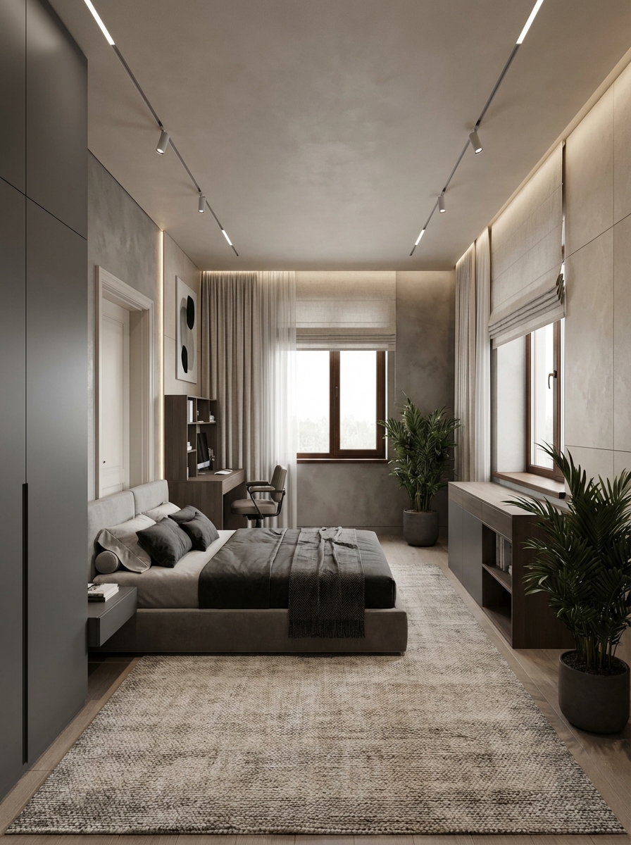 Дизайн детской в стиле Минимализм — фото интерьера от нейросети RoomGPT