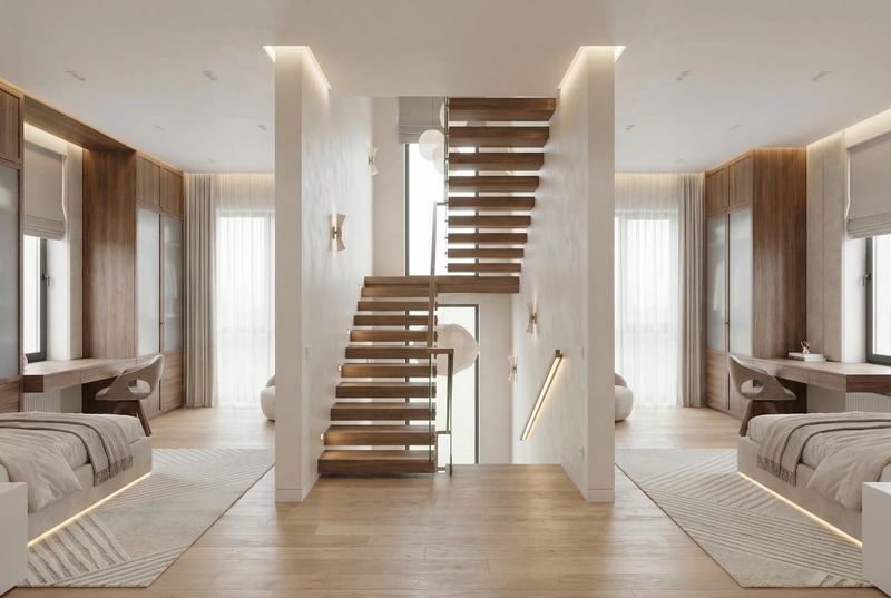 Дизайн детской в стиле Минимализм — фото интерьера от нейросети RoomGPT