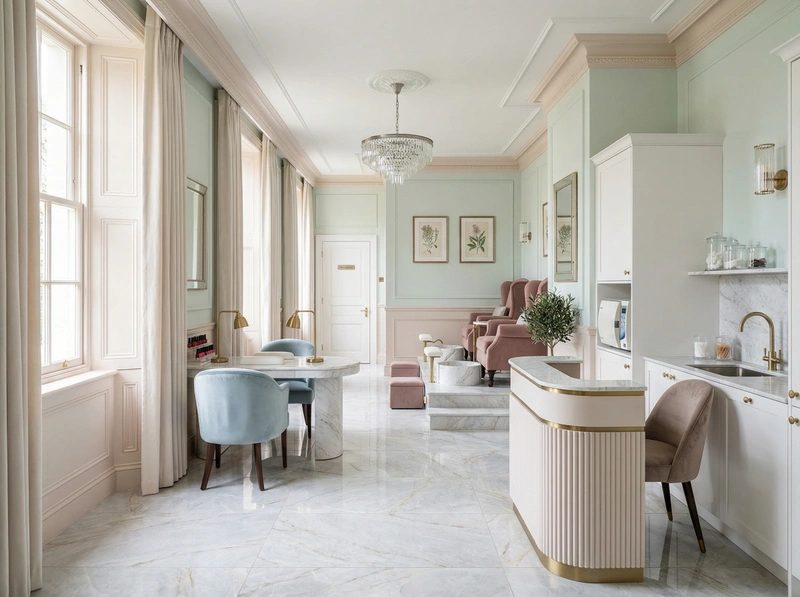 Дизайн интерьера в стиле Классика — Кабинет от нейросети RoomGPT