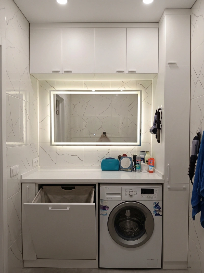 Дизайн ванной в стиле Без стиля — фото интерьера от нейросети RoomGPT