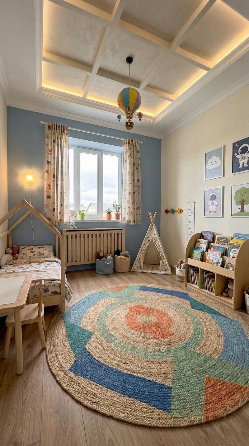 Дизайн детской в стиле Без стиля — фото интерьера от нейросети RoomGPT