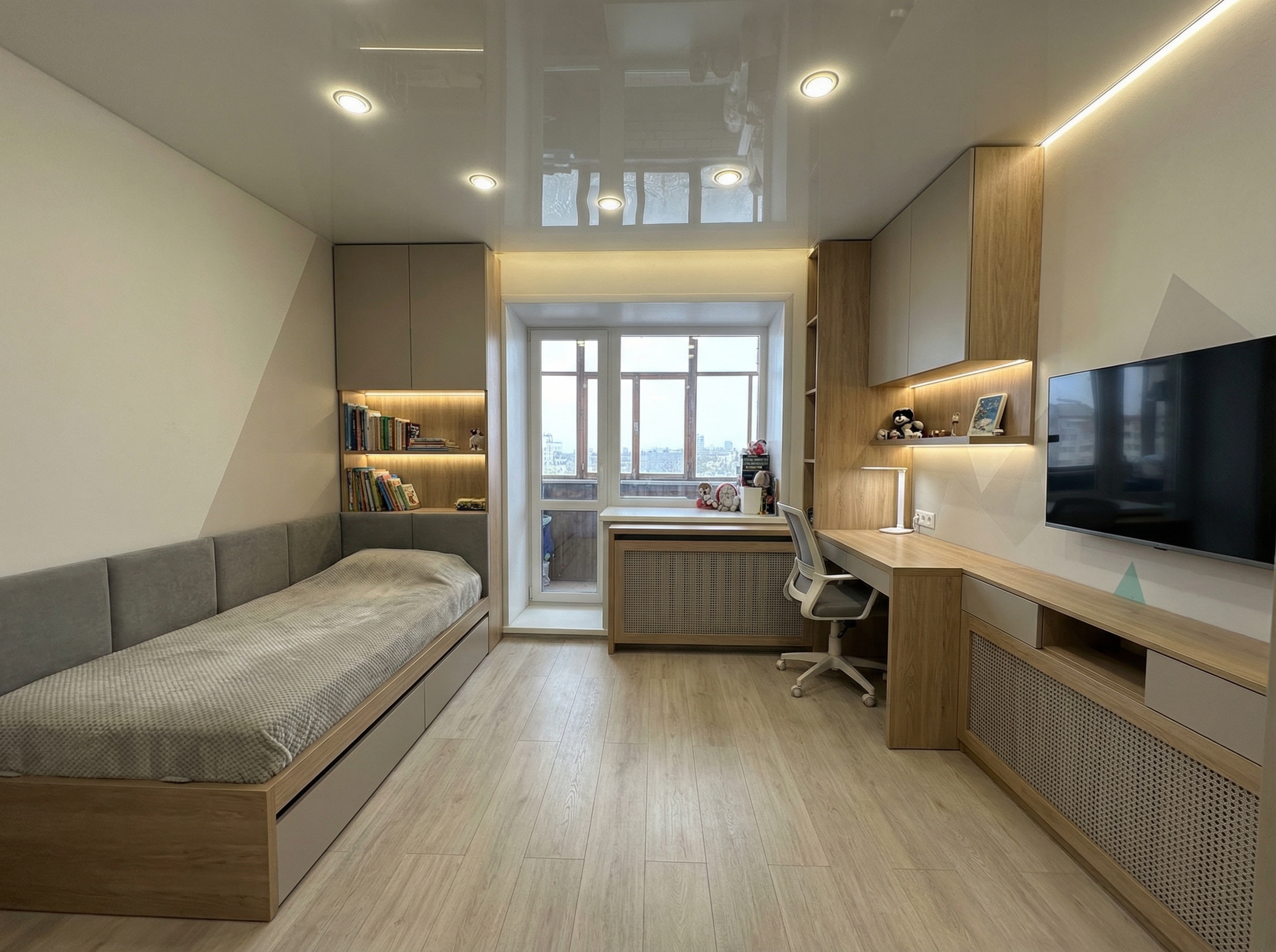 Дизайн детской в стиле Минимализм — фото интерьера от нейросети RoomGPT