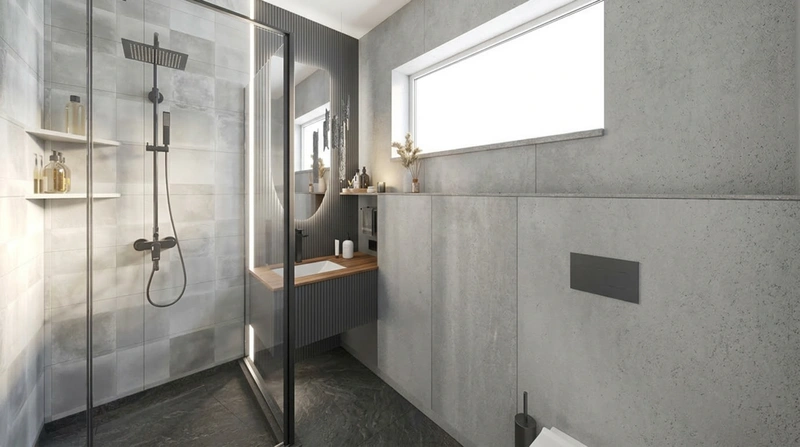 Дизайн ванной в стиле Без стиля — фото интерьера от нейросети RoomGPT