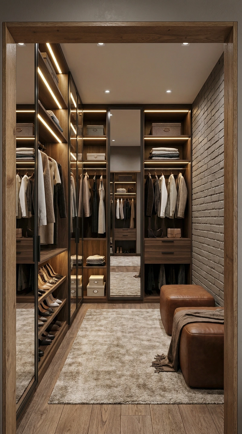 Дизайн интерьера в стиле Контемпорари — Спальня от нейросети RoomGPT