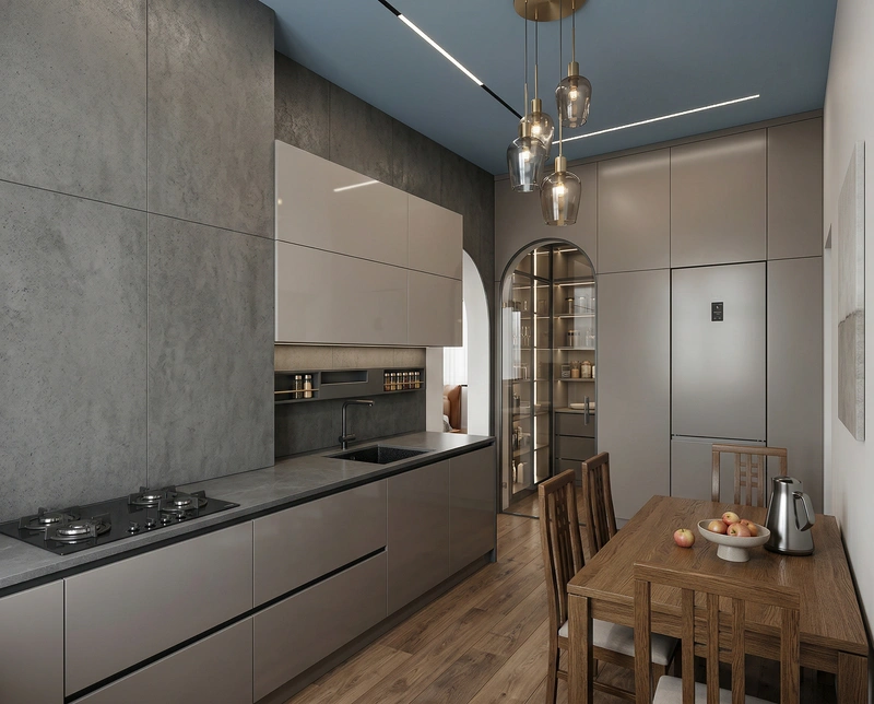 Дизайн кухни в стиле Минимализм — фото интерьера от нейросети RoomGPT