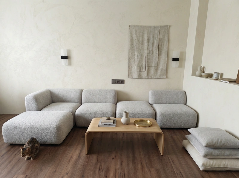 Дизайн интерьера в стиле Сканди — Гостиная от нейросети RoomGPT