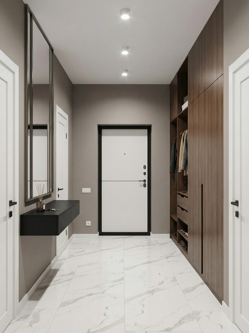 Дизайн интерьера в стиле Контемпорари — Гостиная от нейросети RoomGPT