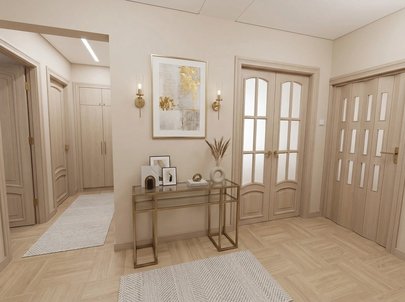 Дизайн интерьера в стиле Контемпорари — Прихожая от нейросети RoomGPT