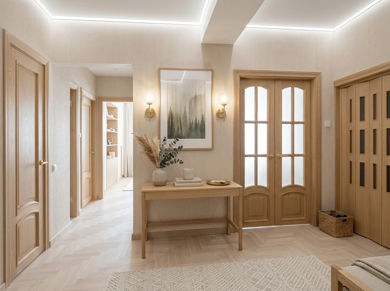 Дизайн интерьера в стиле Хюгге — Прихожая от нейросети RoomGPT
