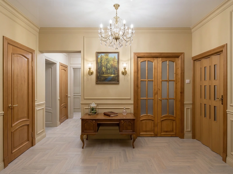 Дизайн интерьера в стиле Неоклассика — Прихожая от нейросети RoomGPT
