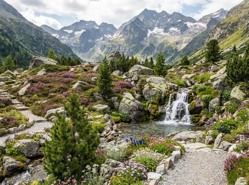 Ландшафтный дизайн в стиле Альпийский