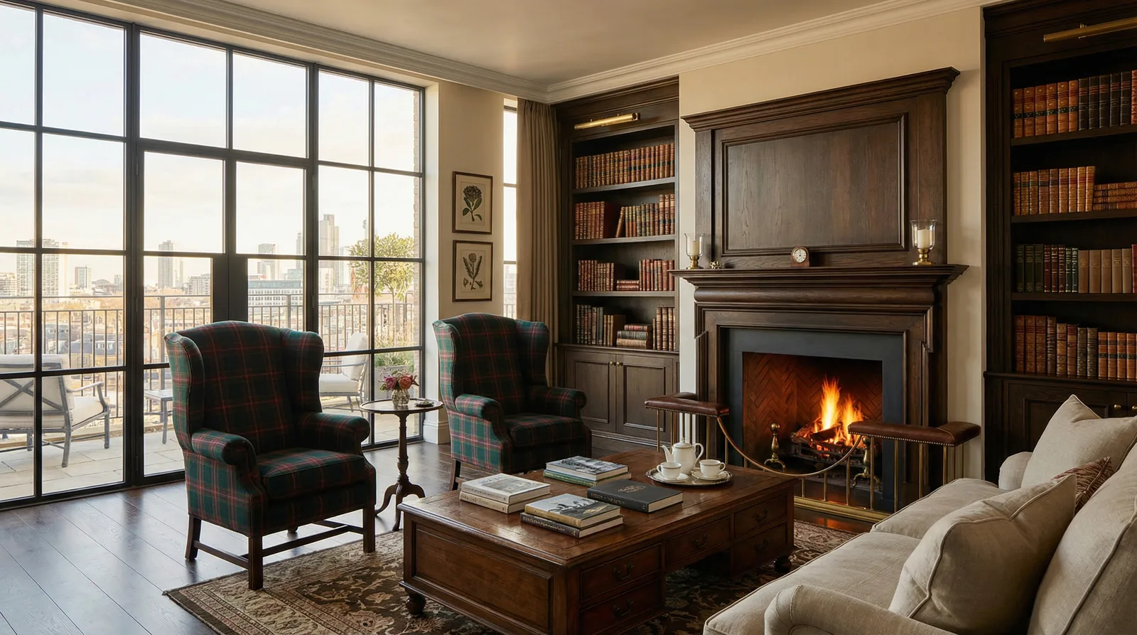 Интерьер в стиле Британский — пример дизайна квартиры | RoomGPT