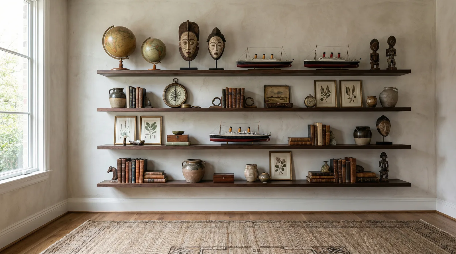 Коллекции и артефакты в стиле Эклектика — пример интерьера | RoomGPT