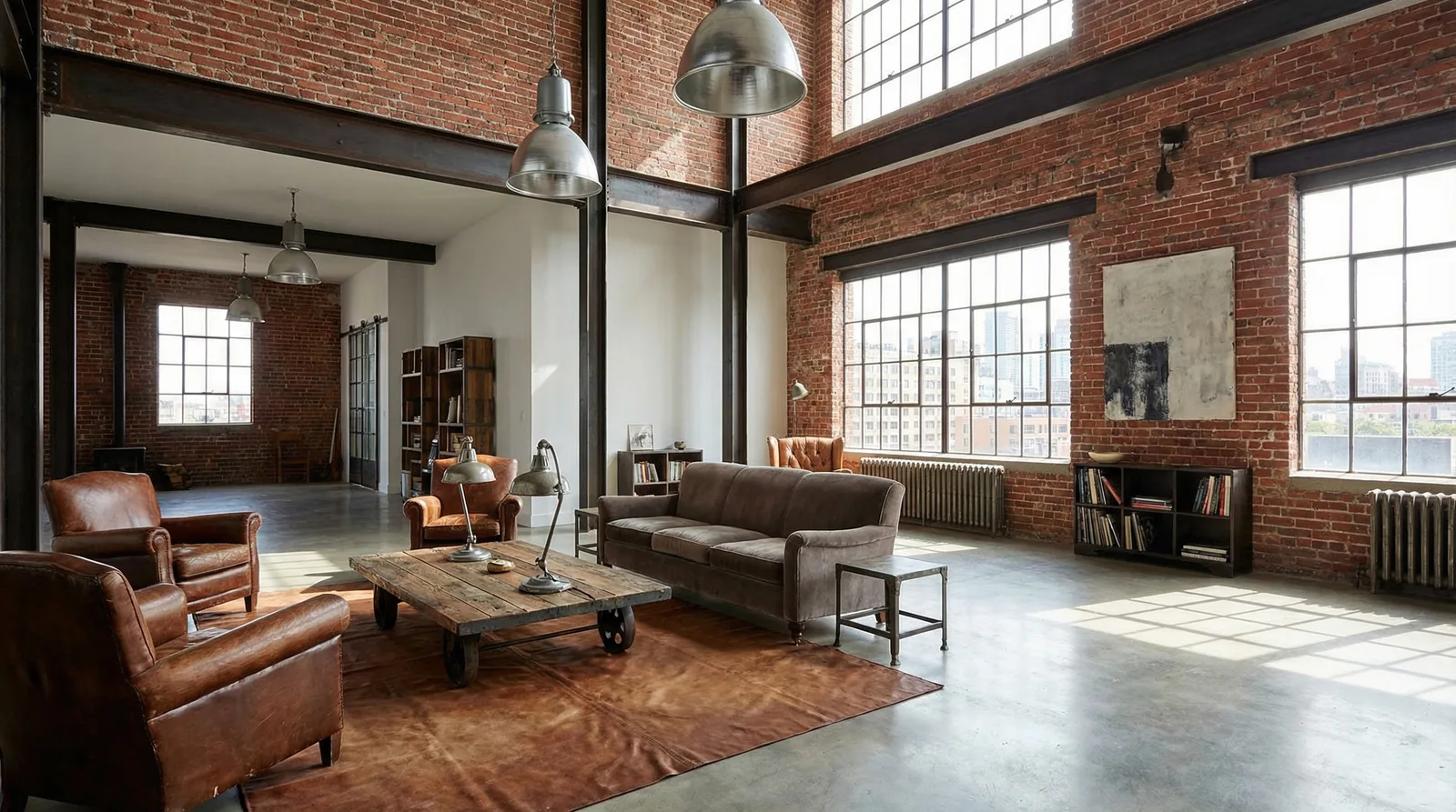 Интерьер в стиле Лофт — пример дизайна квартиры | RoomGPT