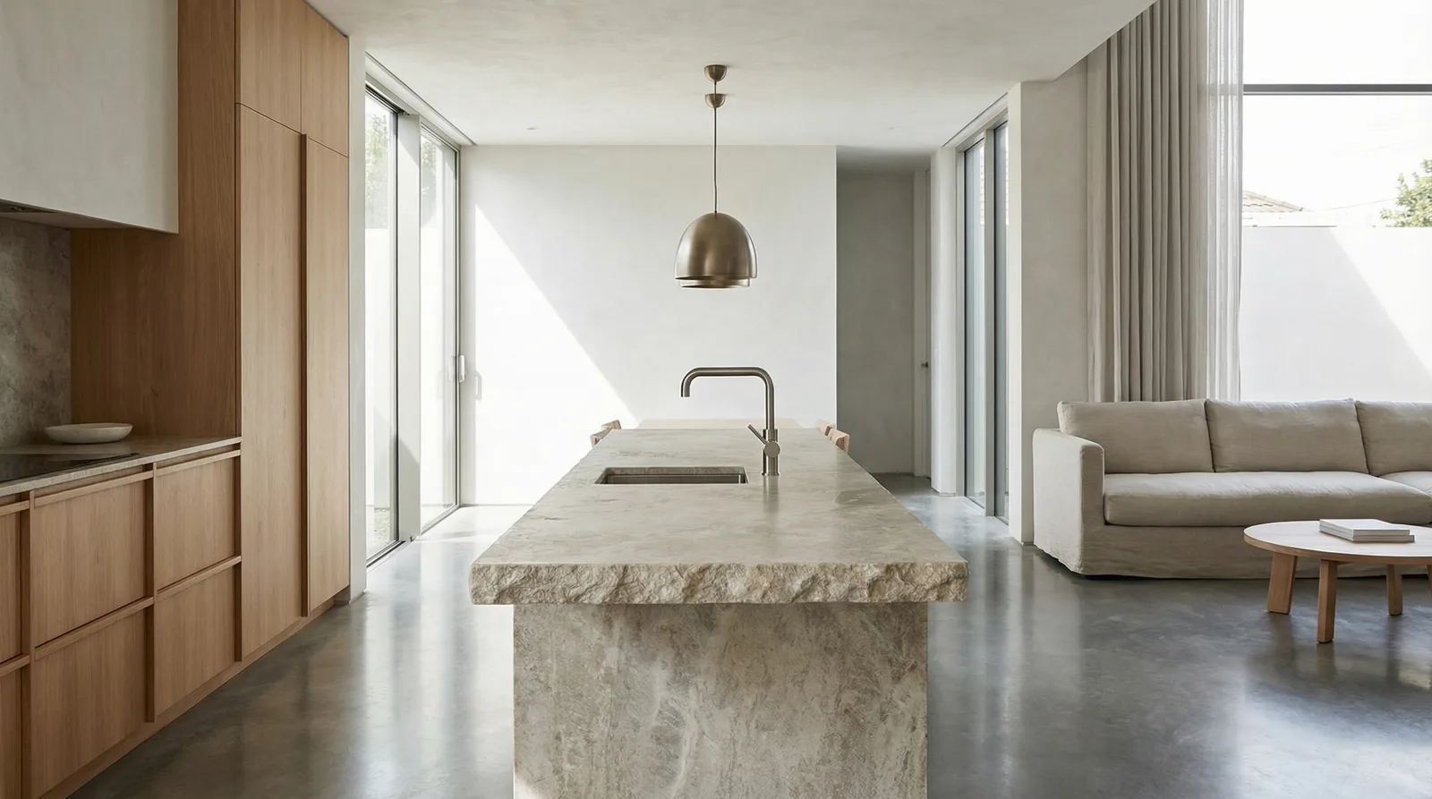 Качественные материалы в стиле Минимализм — пример интерьера | RoomGPT