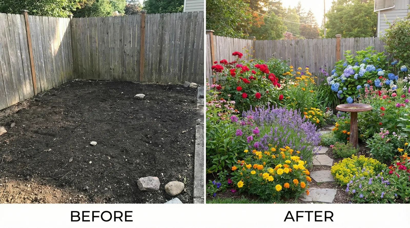 Визуализация цветника за 30 секунд