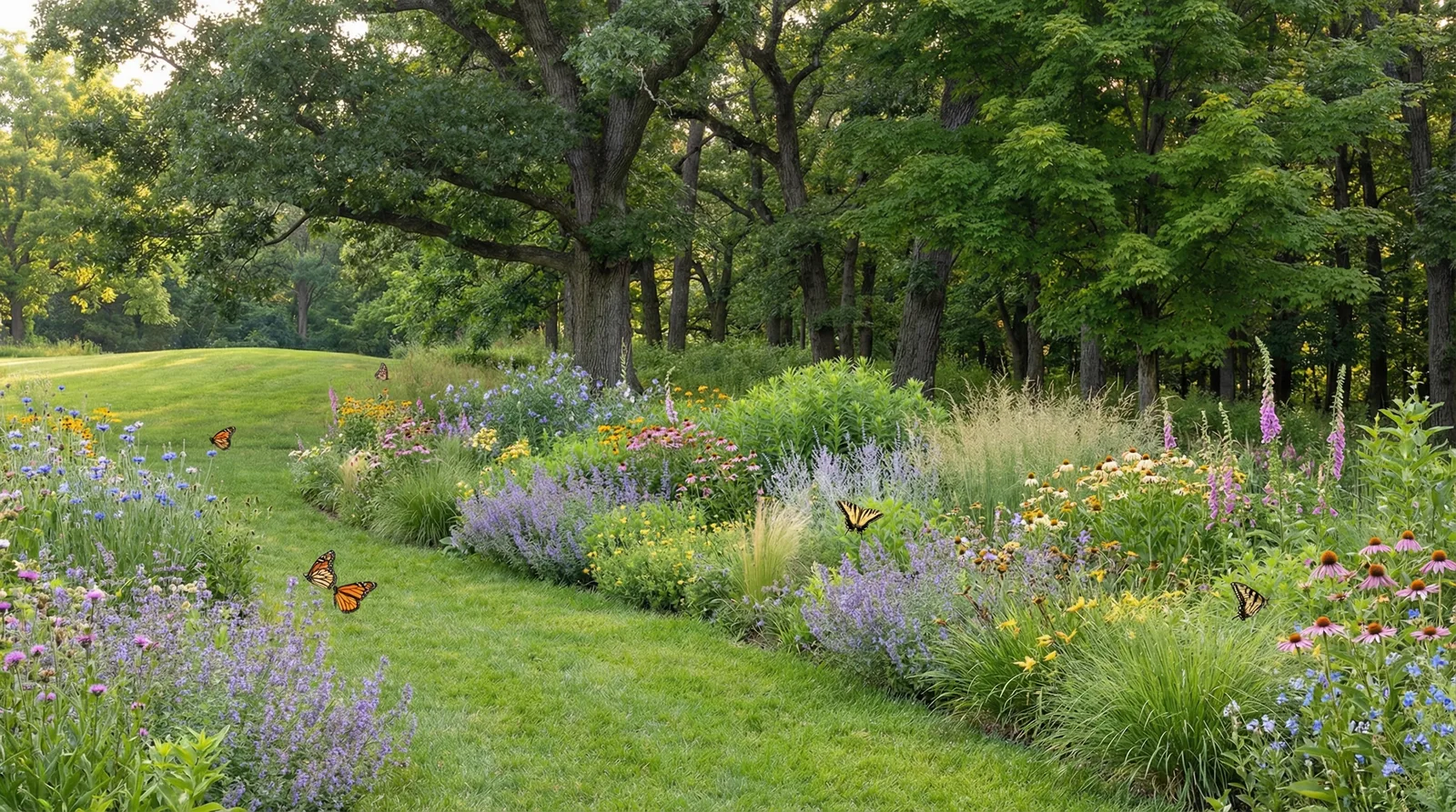 Природная гармония и сочетание растений