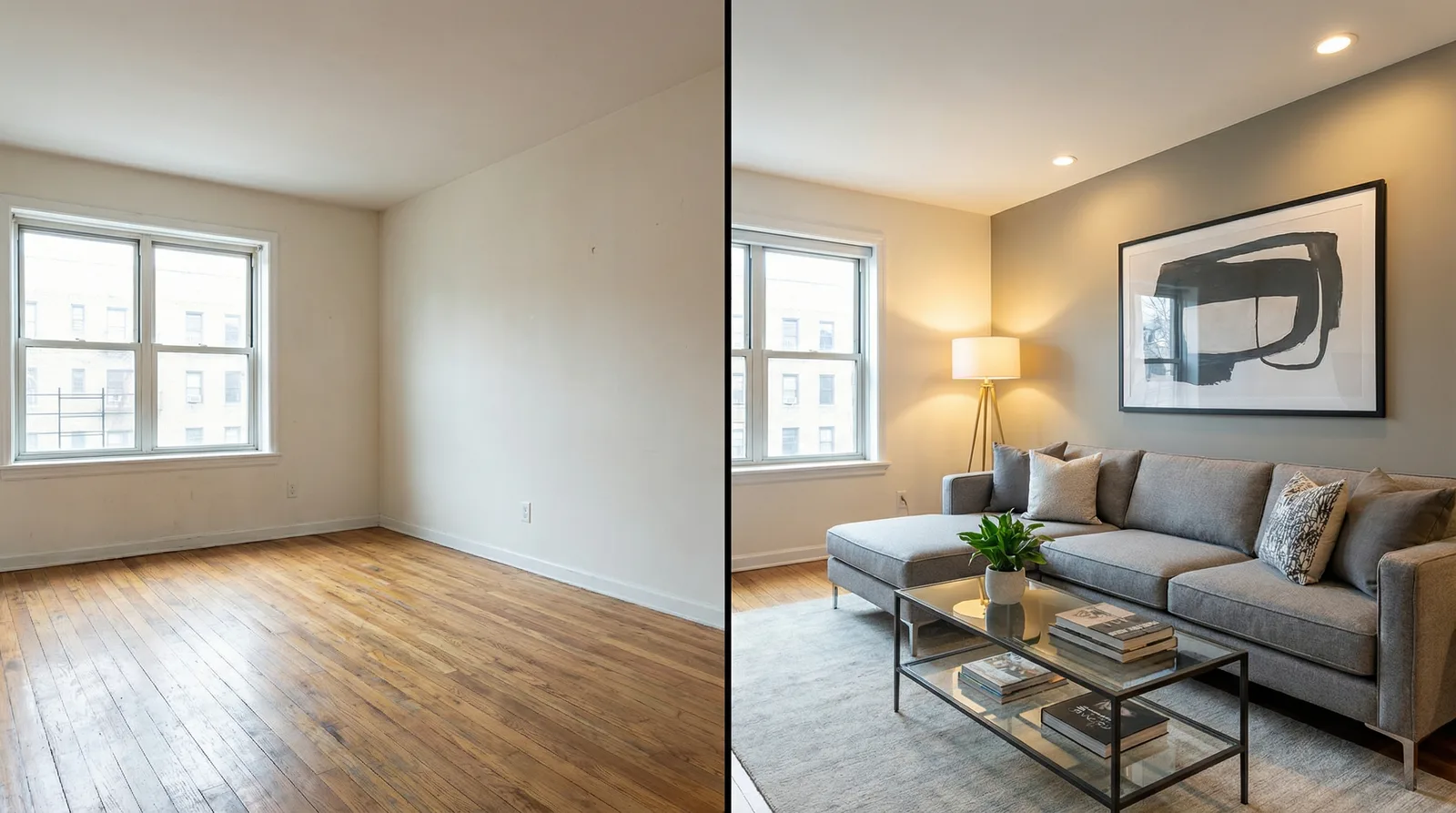 Визуализация гостиной за 30 секунд