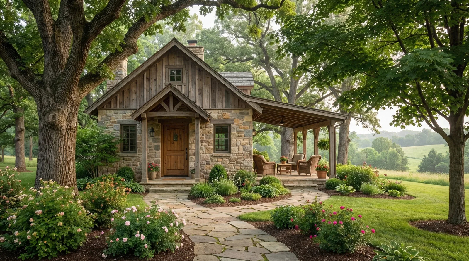 Единый стиль снаружи и внутри