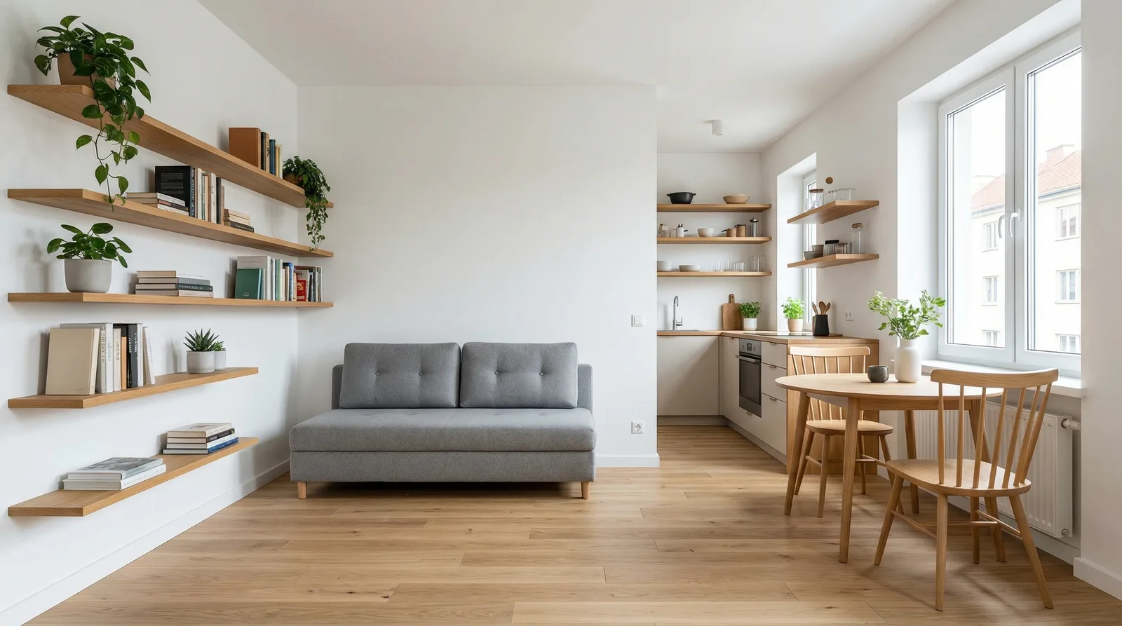 Зонирование квартиры-студии — приёмы и примеры