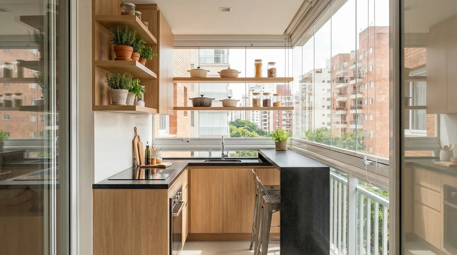 Варианты обустройства лоджии — кабинет, зона отдыха, мини-сад