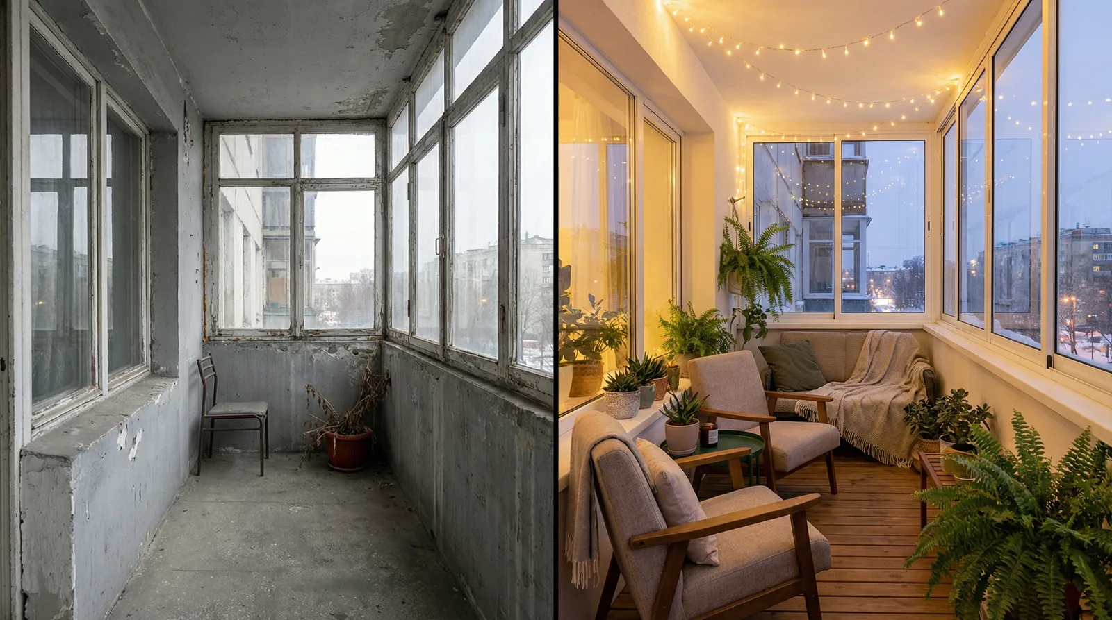 Визуализация лоджии за 30 секунд