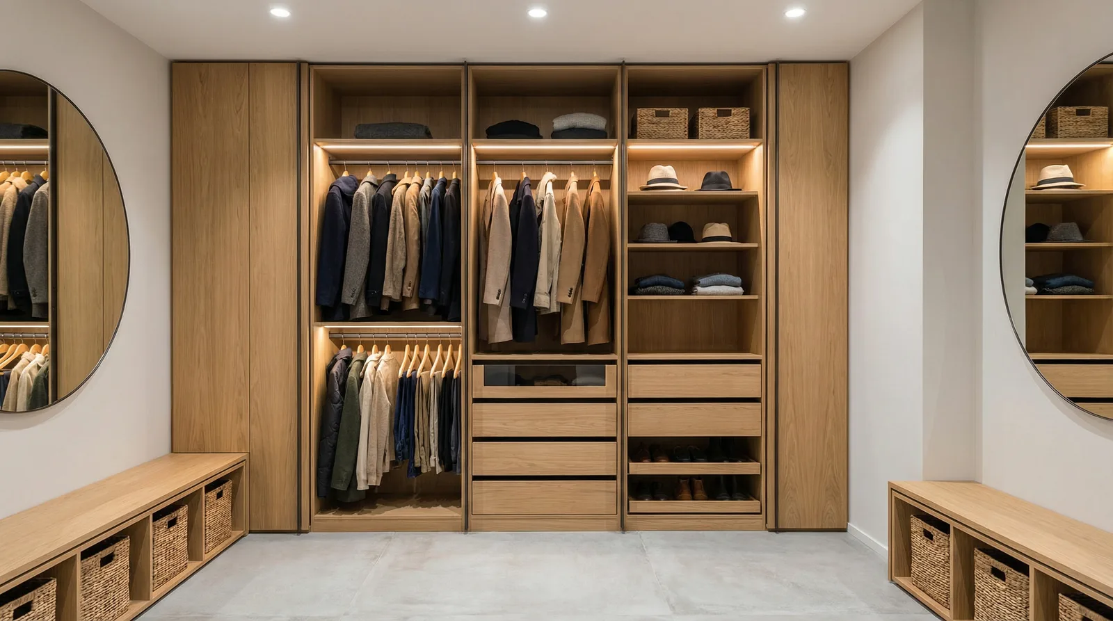 Дизайн узкого коридора — приёмы визуального расширения