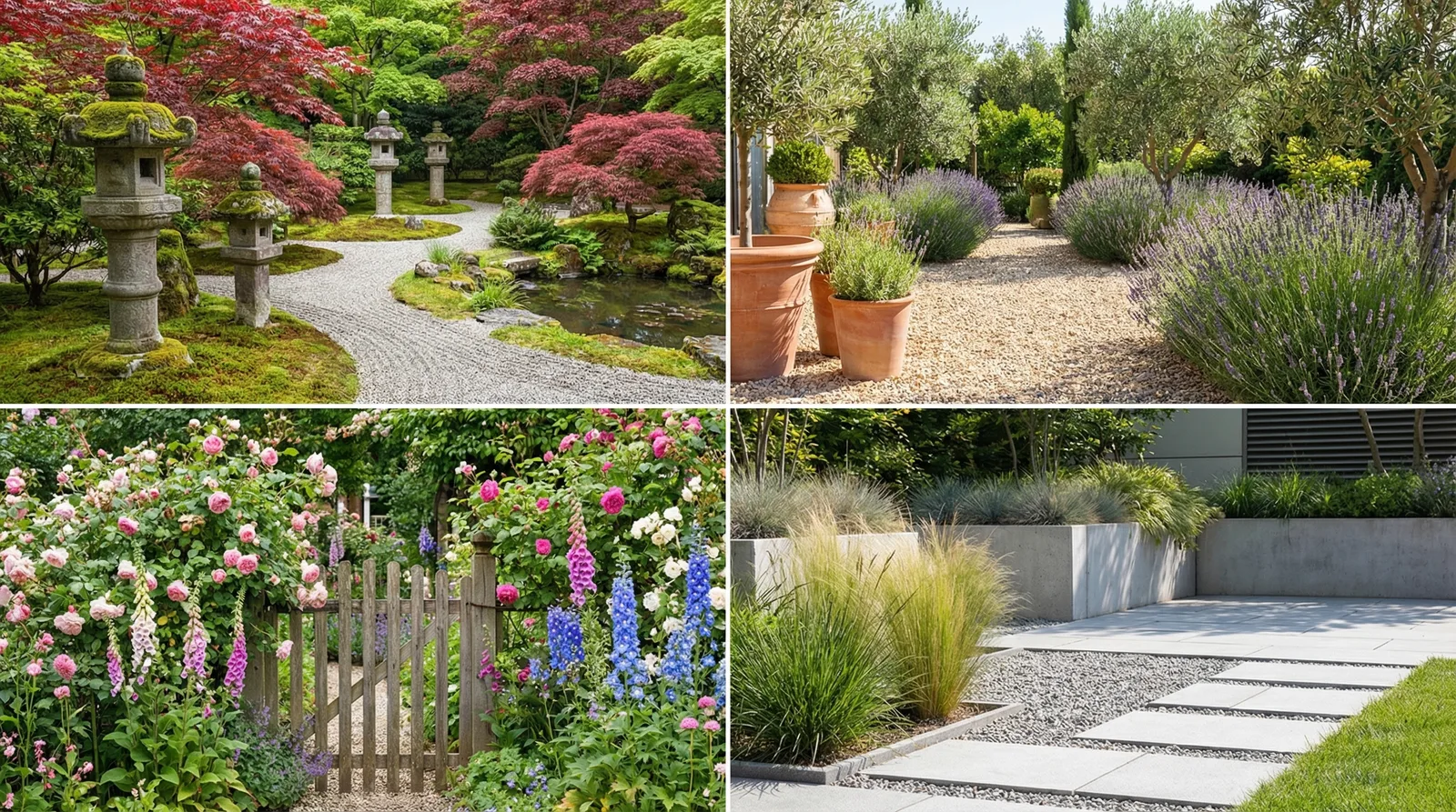 Стили садового дизайна